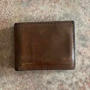 Relic brown leather wallet